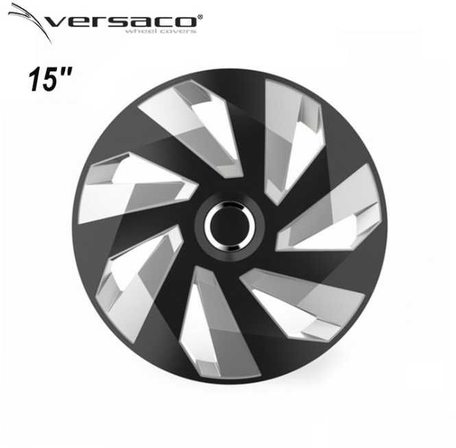 Versaco Тасове за джанти Vector RC Black/Silver 14'' 15''