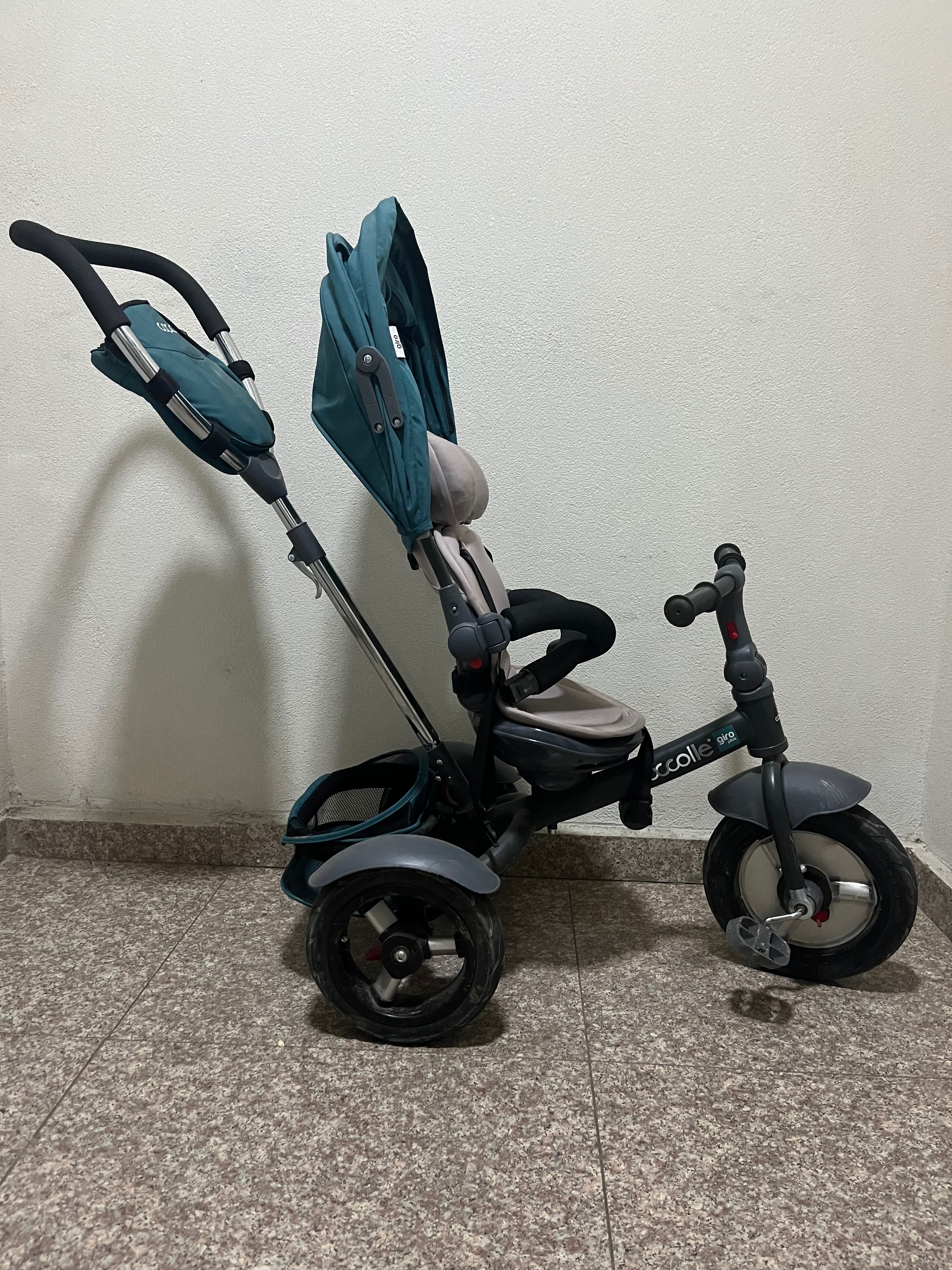 Tricicleta Coccolle Giro Plus Albastru