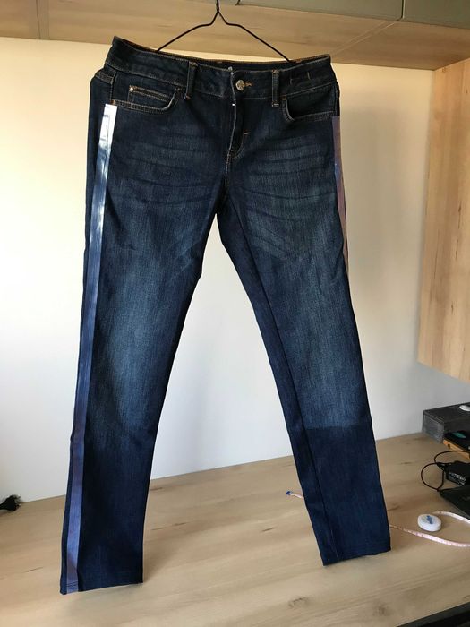 Blug cu bandă Blugi albaștri de damă mărime 38