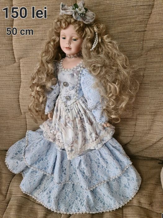 Păpuși mari din porțelan 46-54 cm