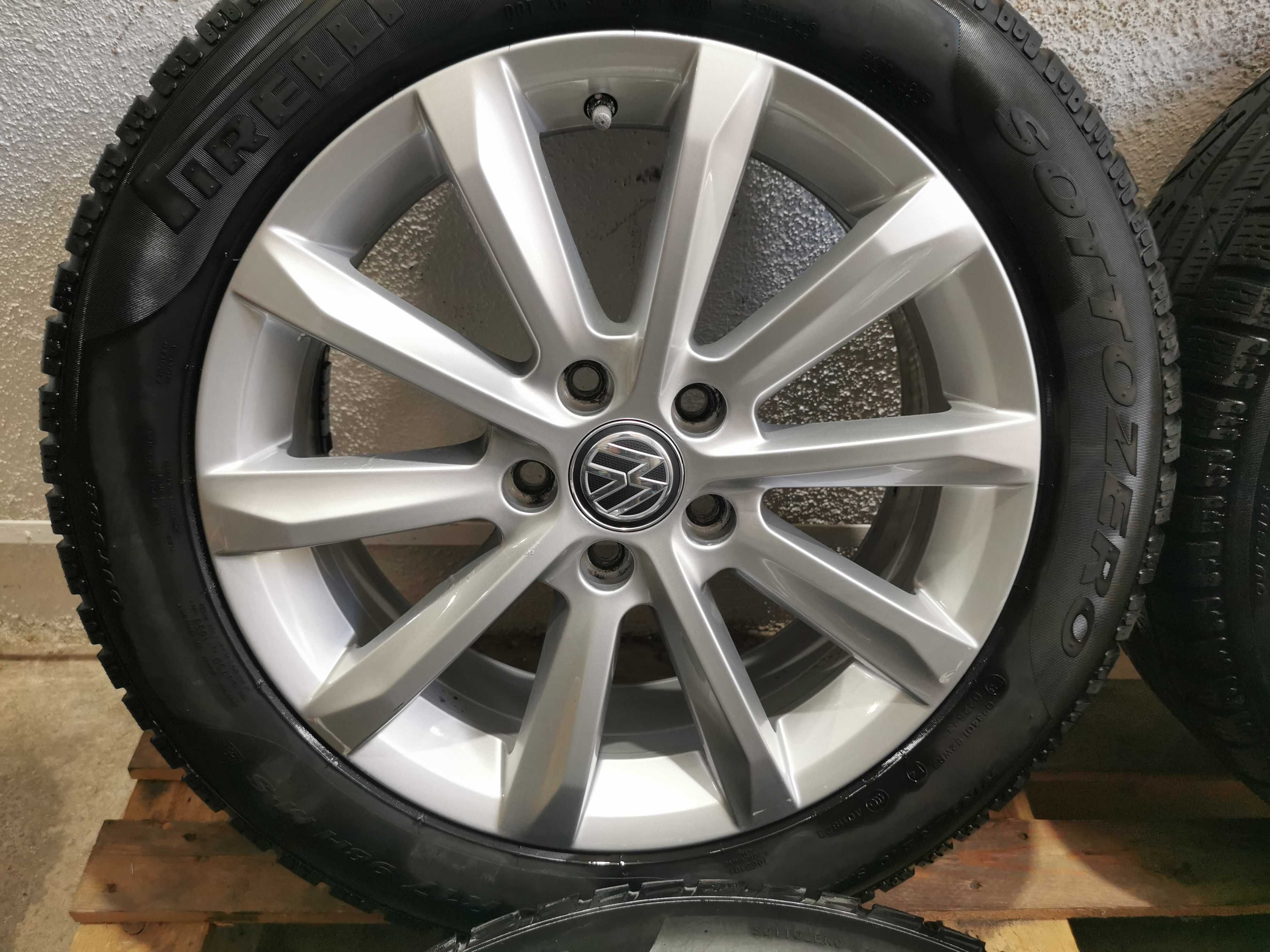 Jante Originale Vw Passat B8 Helsinki . R 17 cu anvelope de iarna