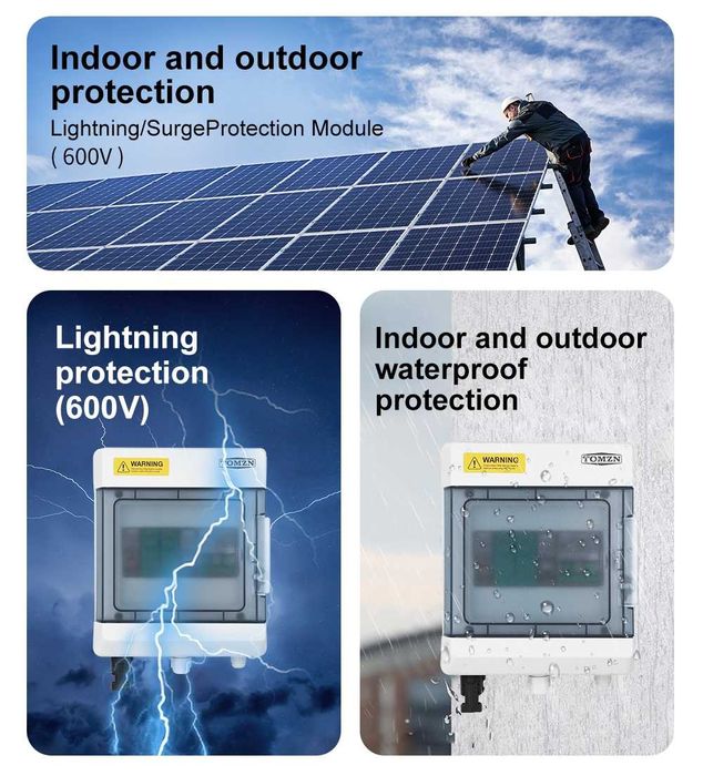 Комбинирано табло за фотоволтаик IP65 6P PV 600V / 1000V