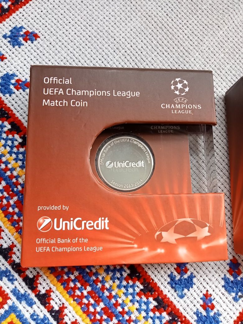 Coin, Barcelona,Atletico,Manchester, Bayern UEFA Champions League 2013