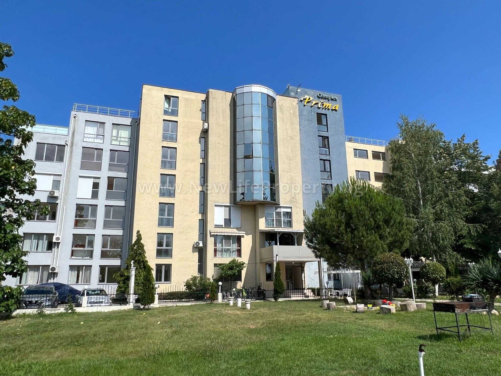 Просторен двустаен апартамент в комплекс Prima 1, Слънчев бряг
