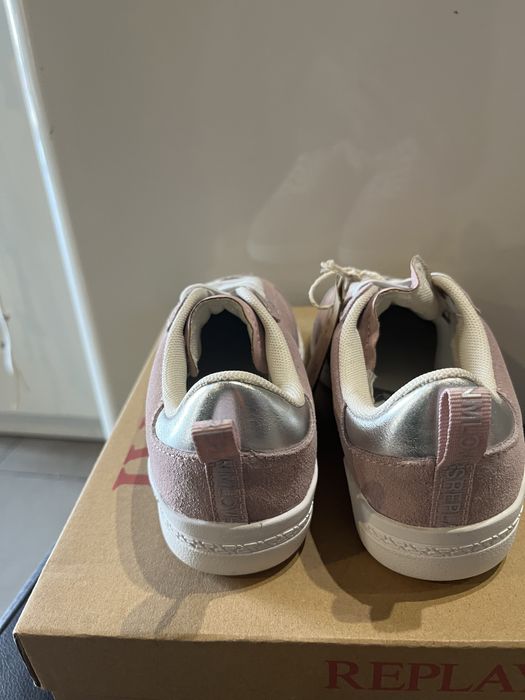 Детски кожени кецове Replay номер 32