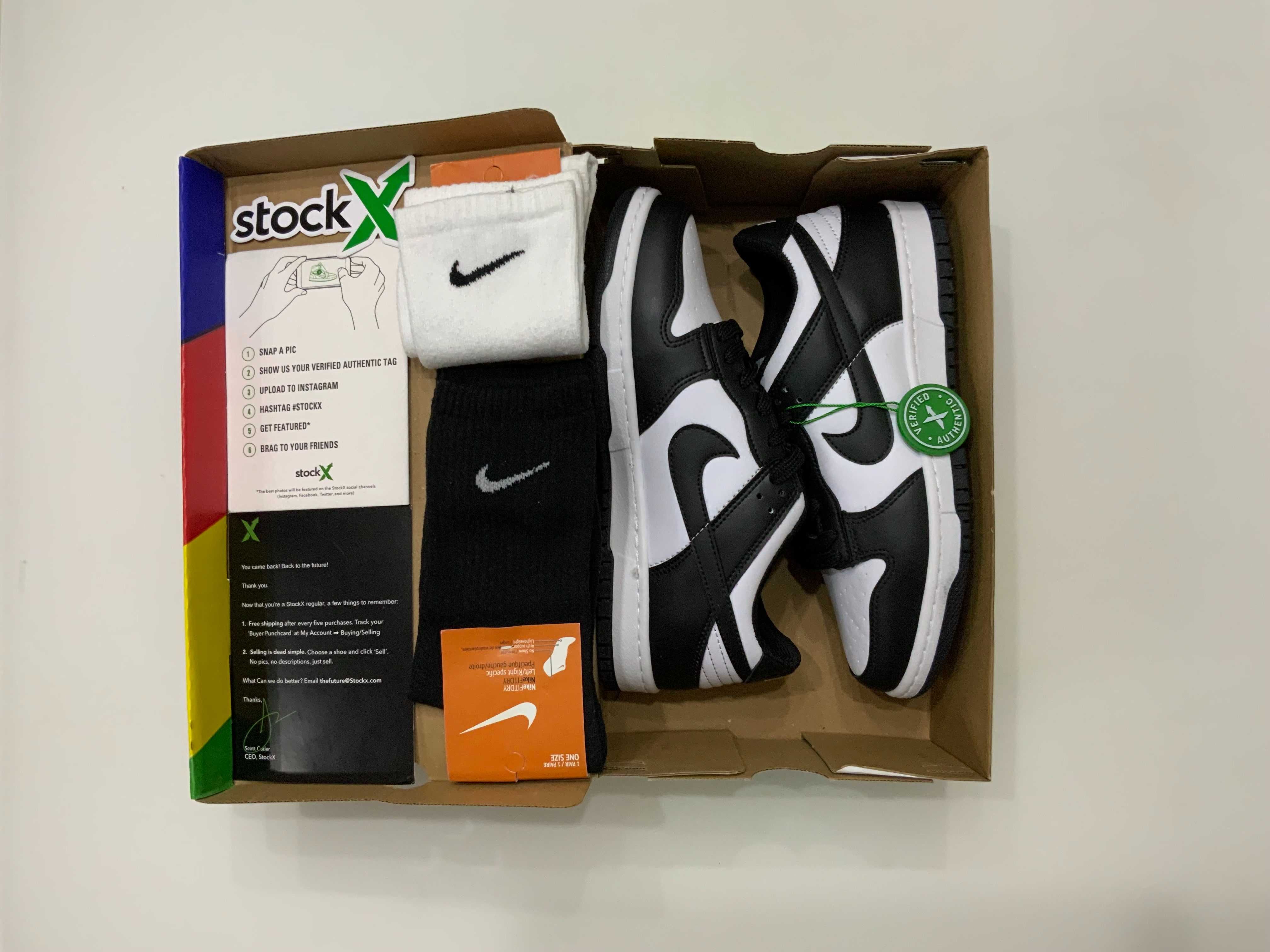 Nike Panda Dunks Low (black&white)(36-46 номер)