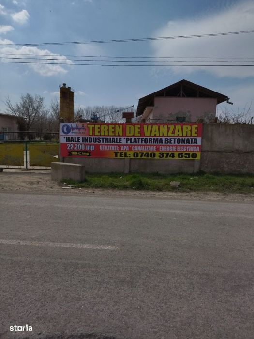 ID 9030 Teren industrial cu hale * Str Bacului