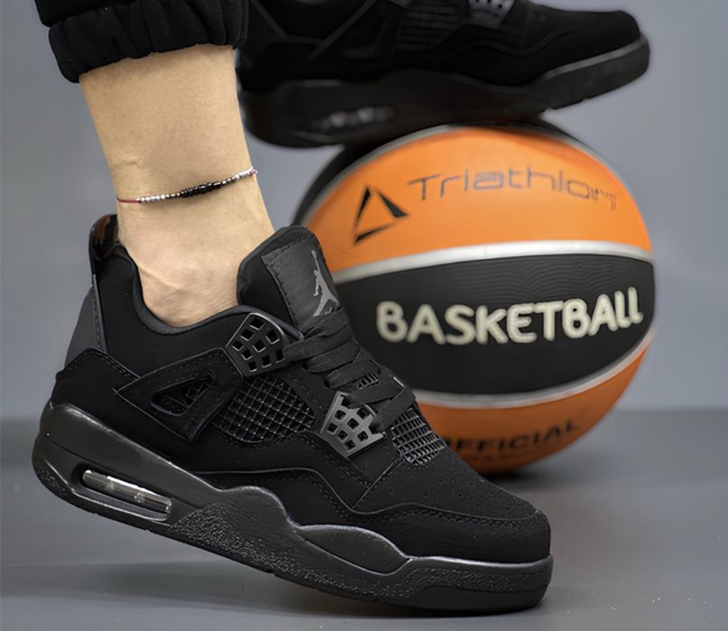 Nike air jordan 4 Цвят - Black cat мъжки маратонки