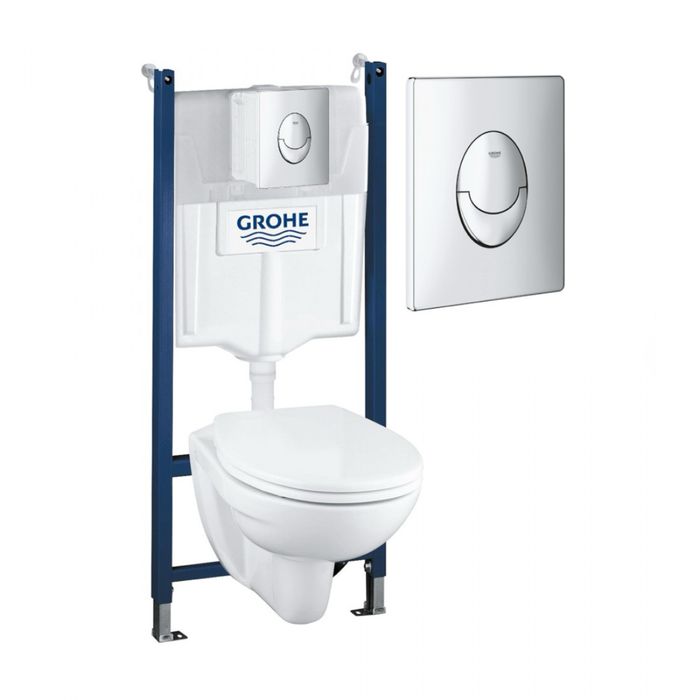 Структура за вграждане Grohe Solido с тоалетна чиния