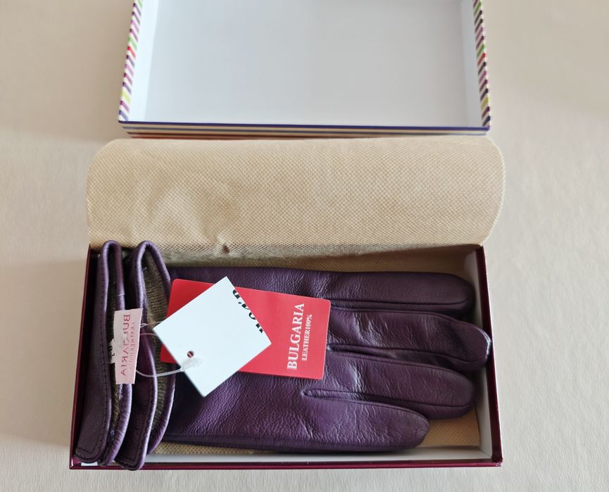 Кожени ръкавици 100% естествена кожа