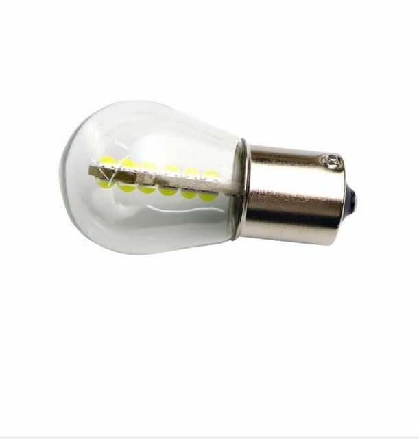 LED диодни крушки 2бр с една и две светлини P21W - P21/5W - 18 диода