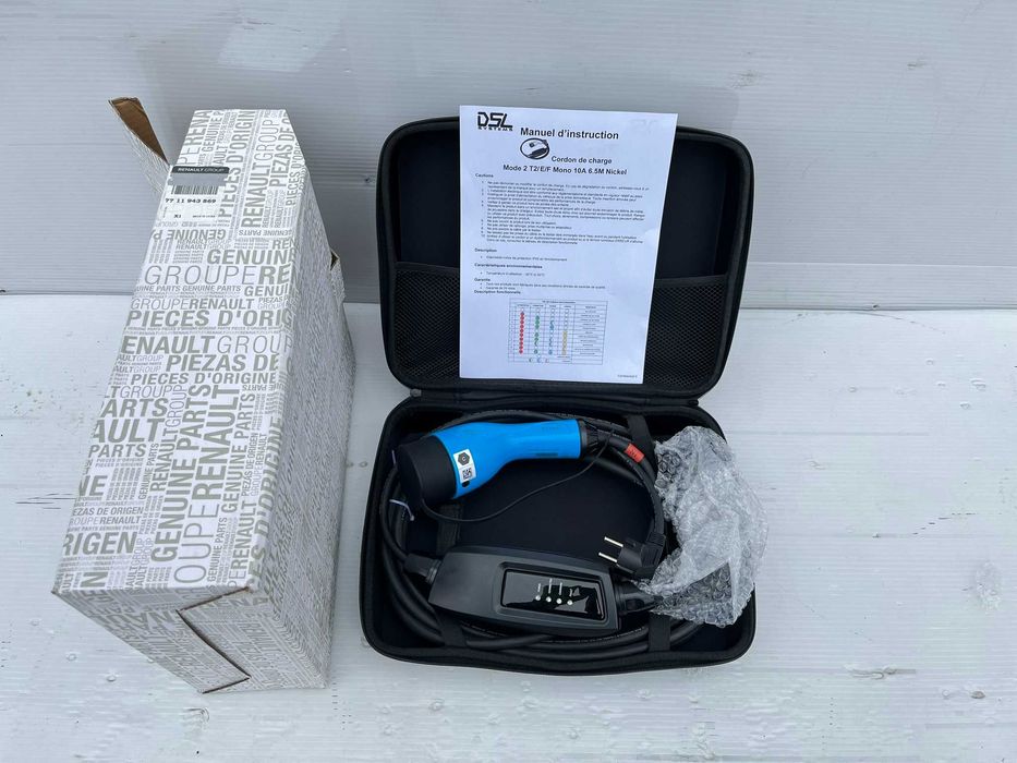 Cablu statie incarcare type 2 monofazat 230v 6.5 metri nou Renault OE