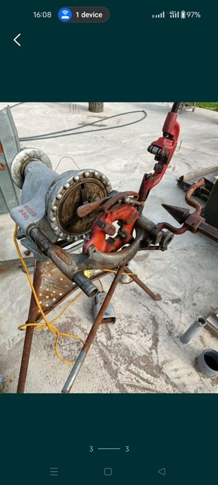 Filieră industrială ridgid