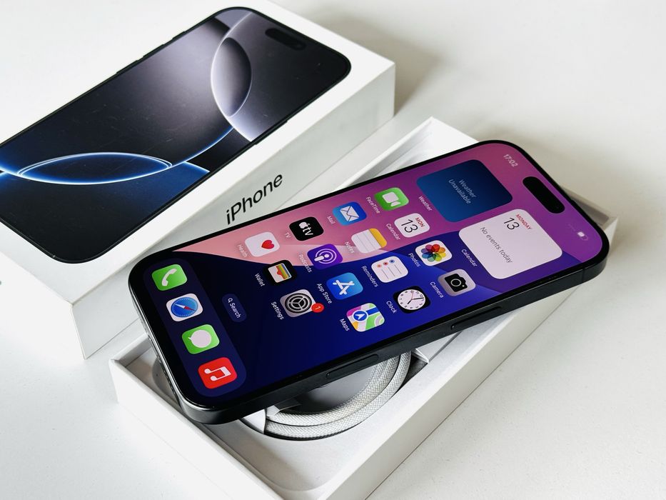 Iphone 16 Pro 256GB Black 100% Батерия! Гаранция 6 месеца