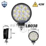 Spoturi LED 42W pentru motociclete off-road 4x4 atv SUV safari jeep