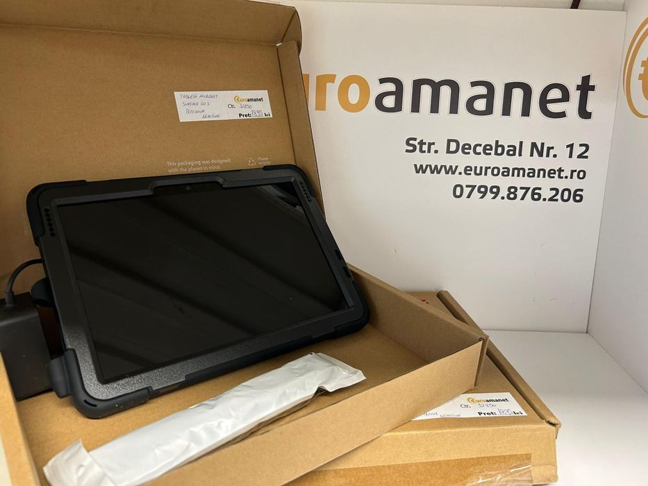 Tableta Microsoft Surface Go 3 10th, intel core i3 , Platinum  Nou -D-