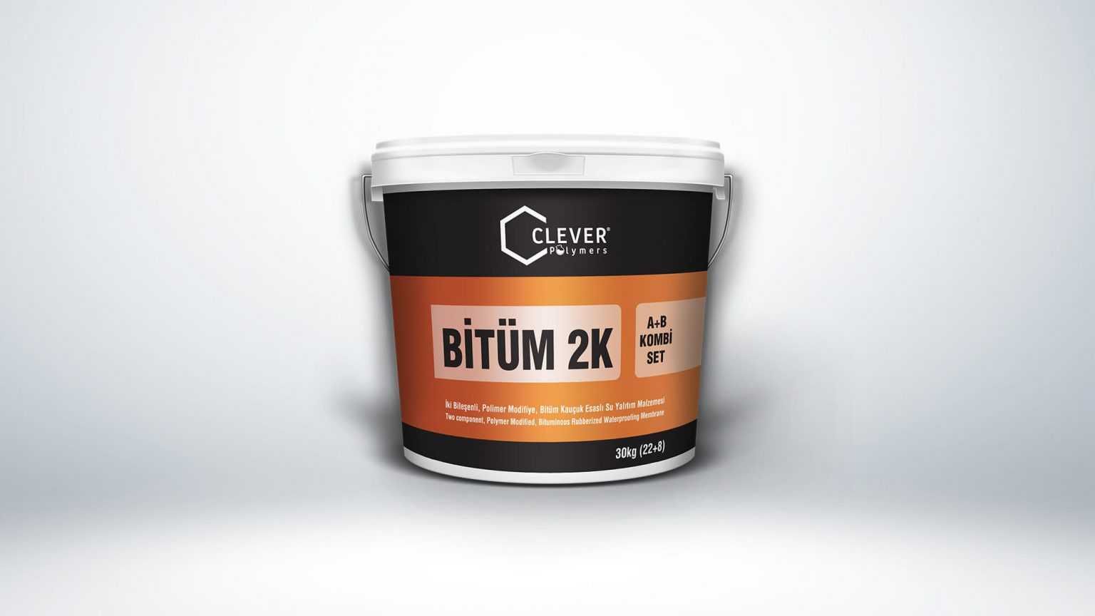BITUM 2K компонентная гидроизоляция на битумно-каучуковой основе cleve