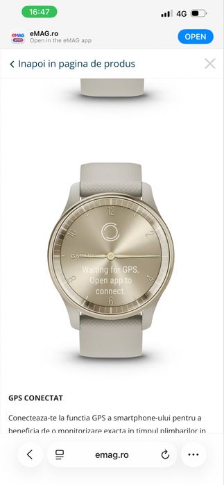 Smartwatch Garmin vivomove Trend Nou