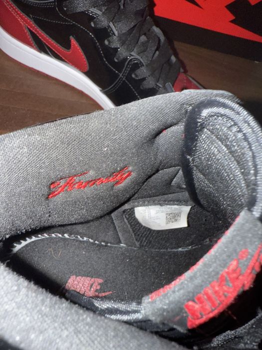Jordan 1 high Patent Bred