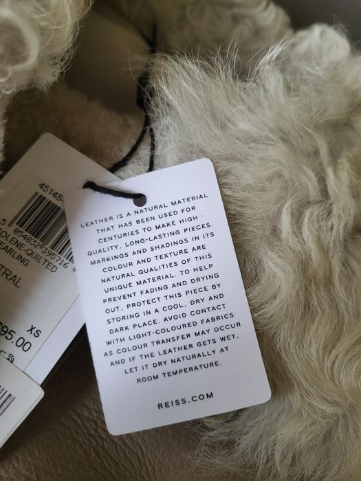 Haină piele și blană naturală Reiss