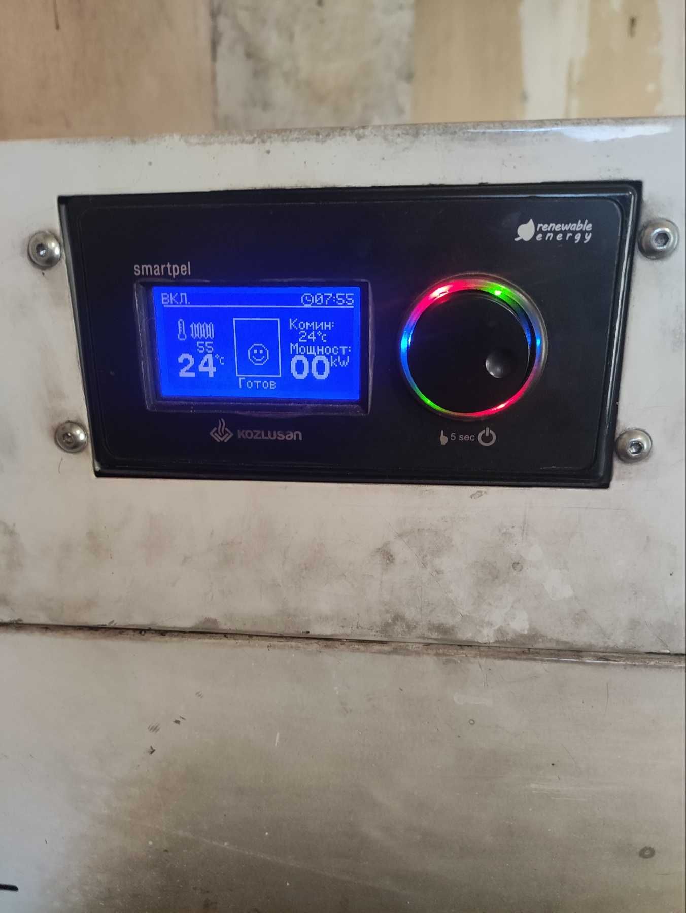 Пелетен котел Lidia 25kw и радиатори - 2500лв