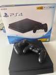 Consola Sony PlayStation 4 SLIM PS4 500GB + 2 Controllere + Minecraft