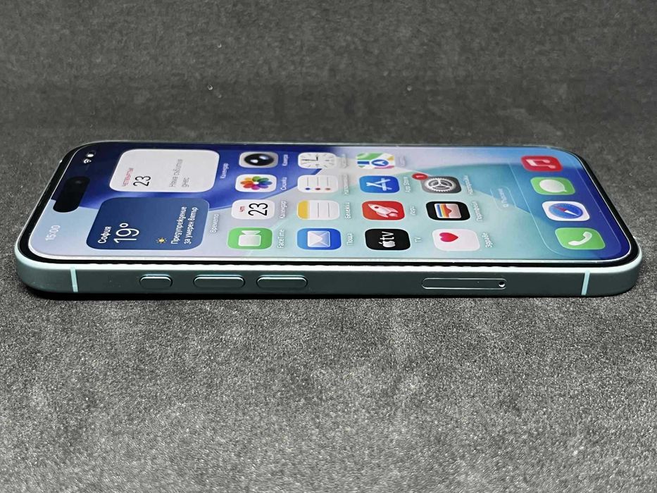 iPhone 16 Teal 128GB / Гаранция / Като нов
