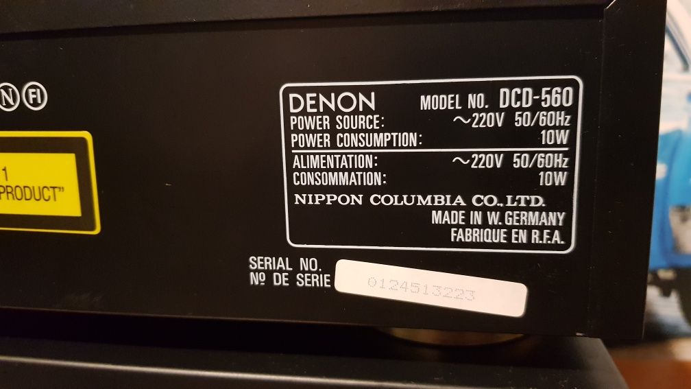 Cd player Denon DCD 560