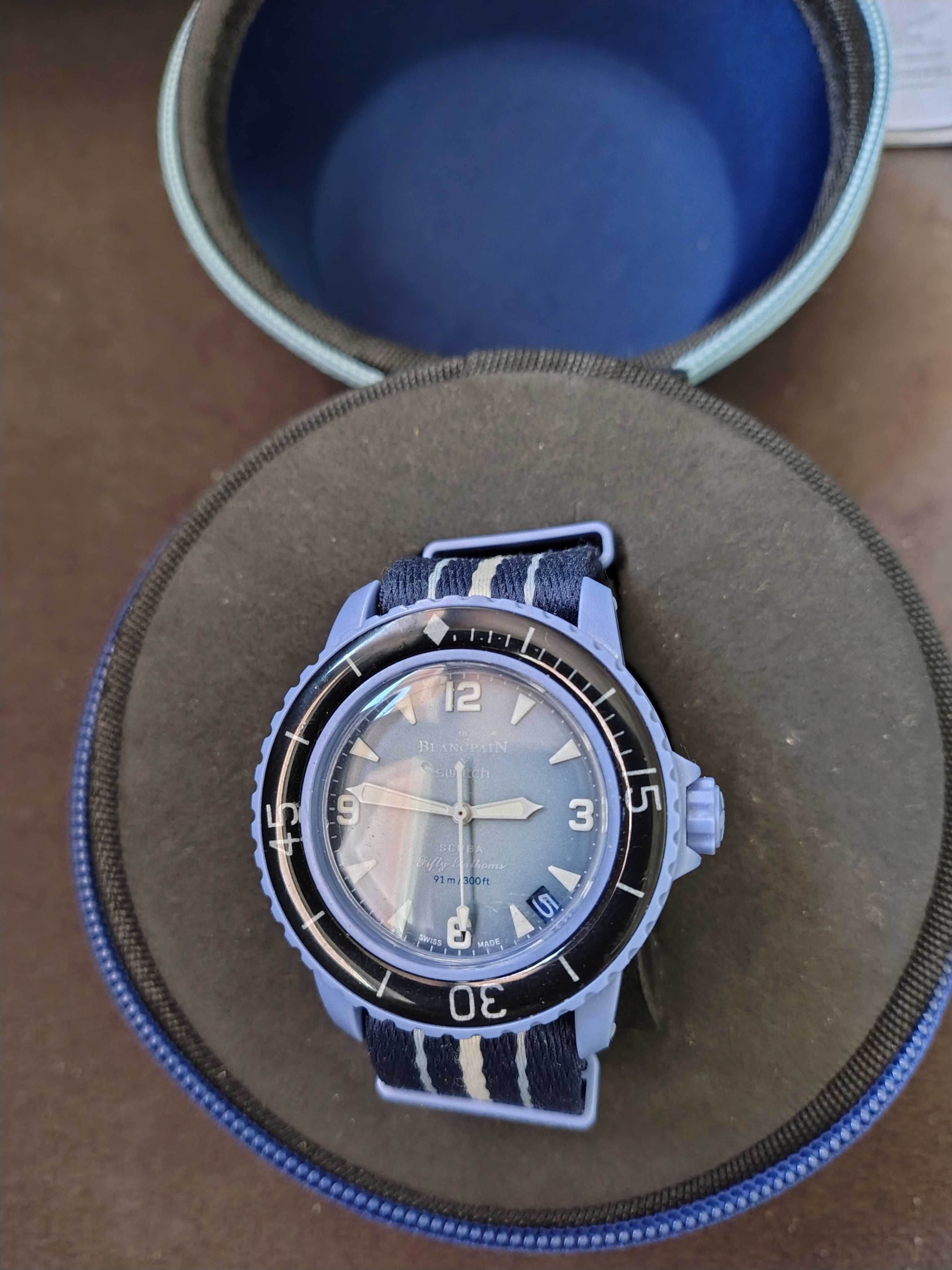 Продавам часовник Swatch & Blancpain