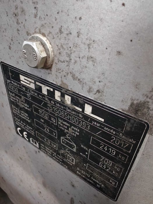 Electrostivuitor Still RX 50-15 2017 TVA deductibil