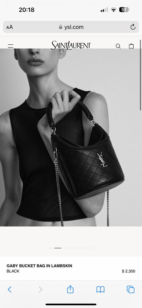 Сумка Yves saint laurent YSL