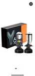 Set 2 becuri LED H4 cu lupa