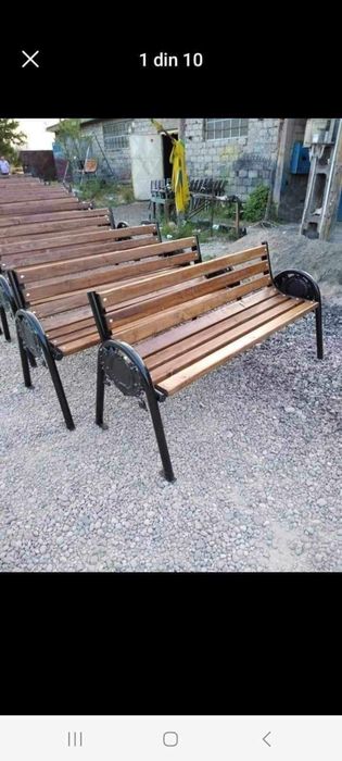 Bănci coșuri garduri