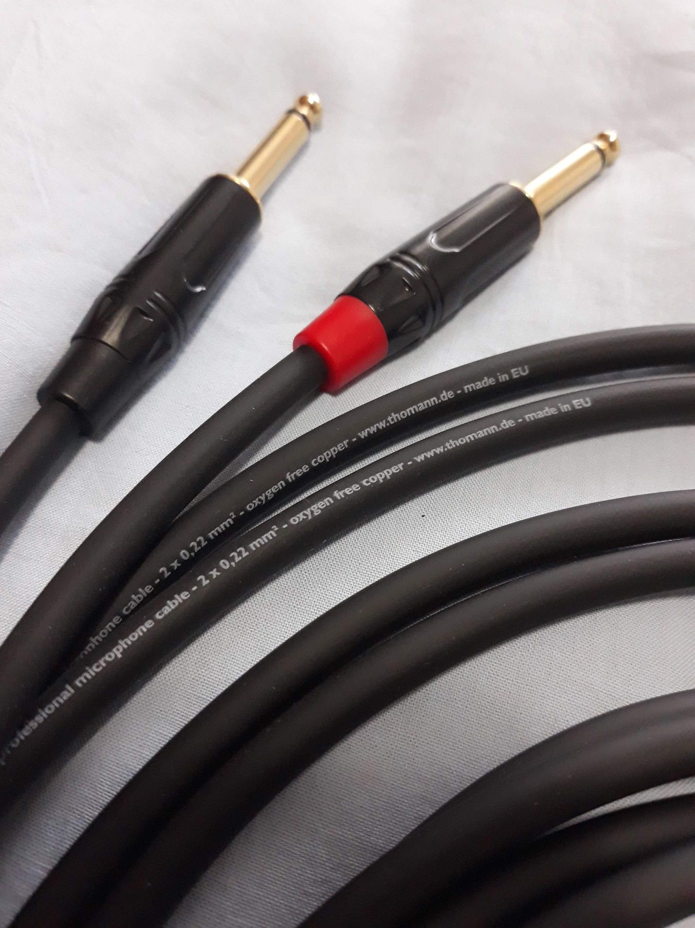 Cablu mono Jack 6,35mm / Balansat 90 grade ( 3m ) ( 5m )