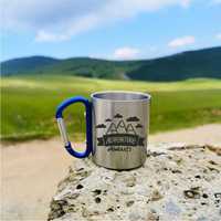 Cana Inox Cadou Personalizata Drumetie Overlanding – Adventure Awaits