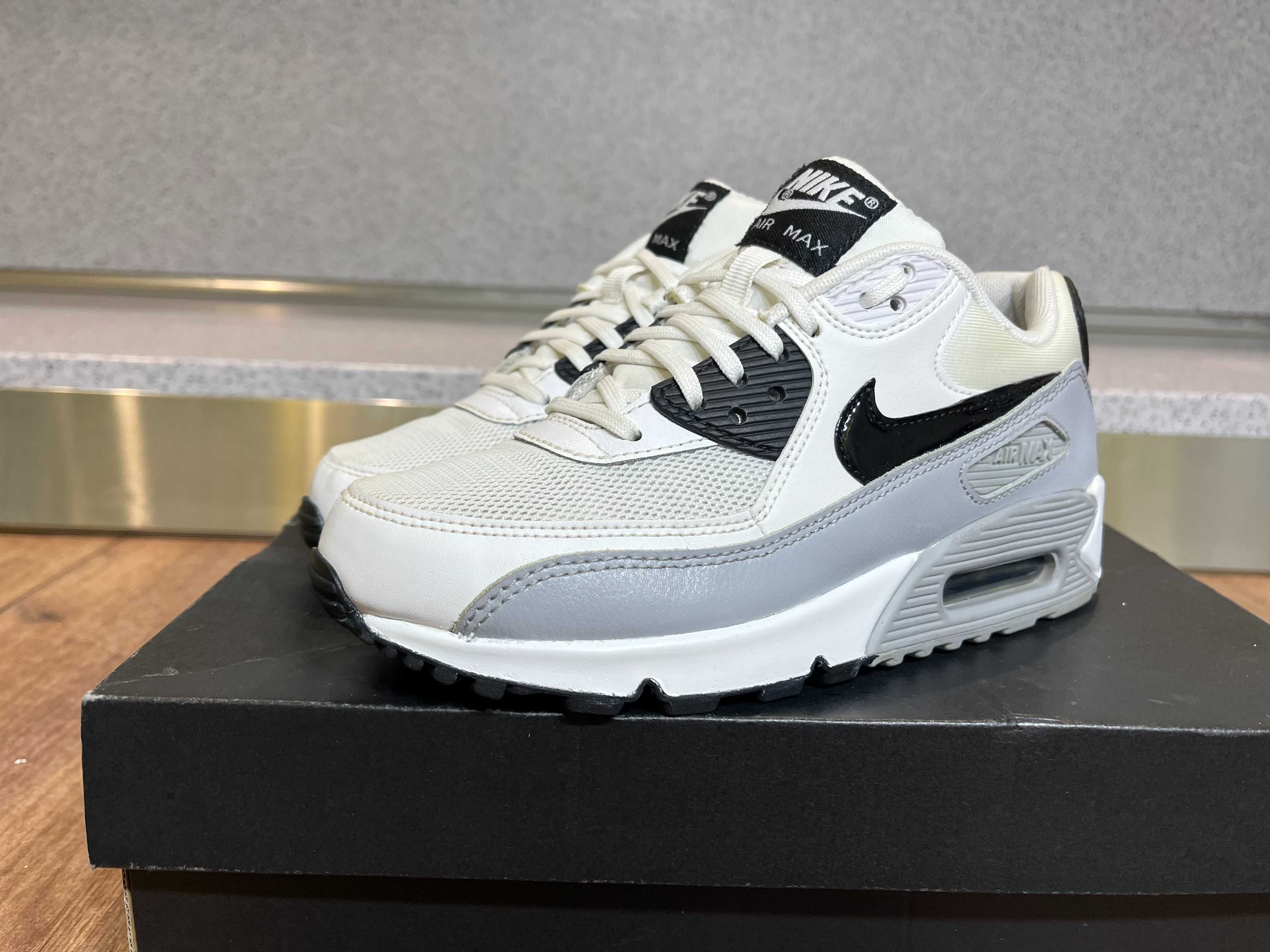 ОРИГИНАЛНИ *** Nike Air Max 90 Essential White/Black-Wolf Grey