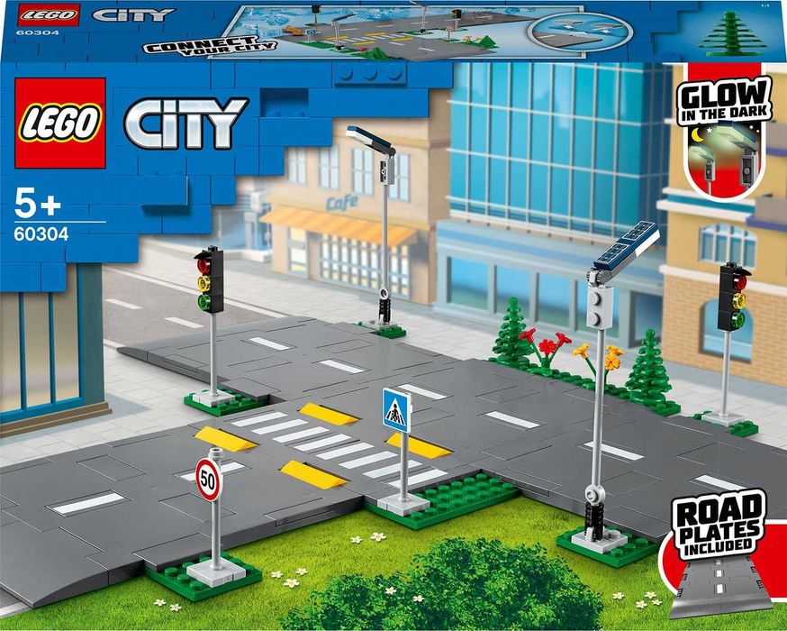 НОВО LEGO City 60304 - Road Plates