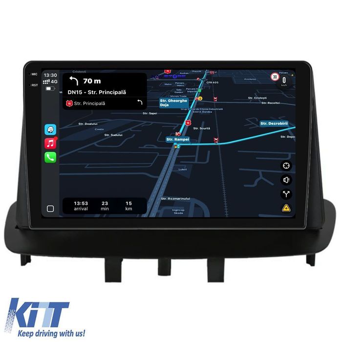 Navigatie Dedicata Renault Megane 3 (2008-2015),QuadCore, 9 Inch, 4Gb