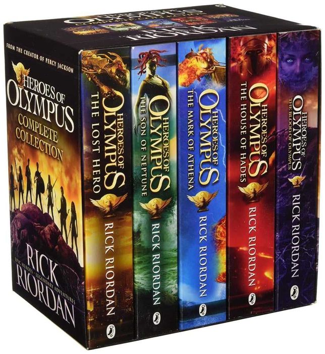 Heroes Of Olympus Complete Collection 5 Books Set By Rick Riordan