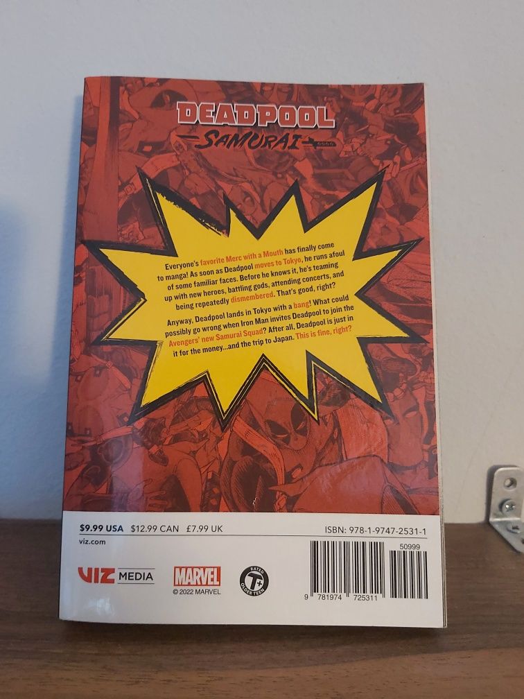 Манга комикси (Deadpool samurai, demon slayer)