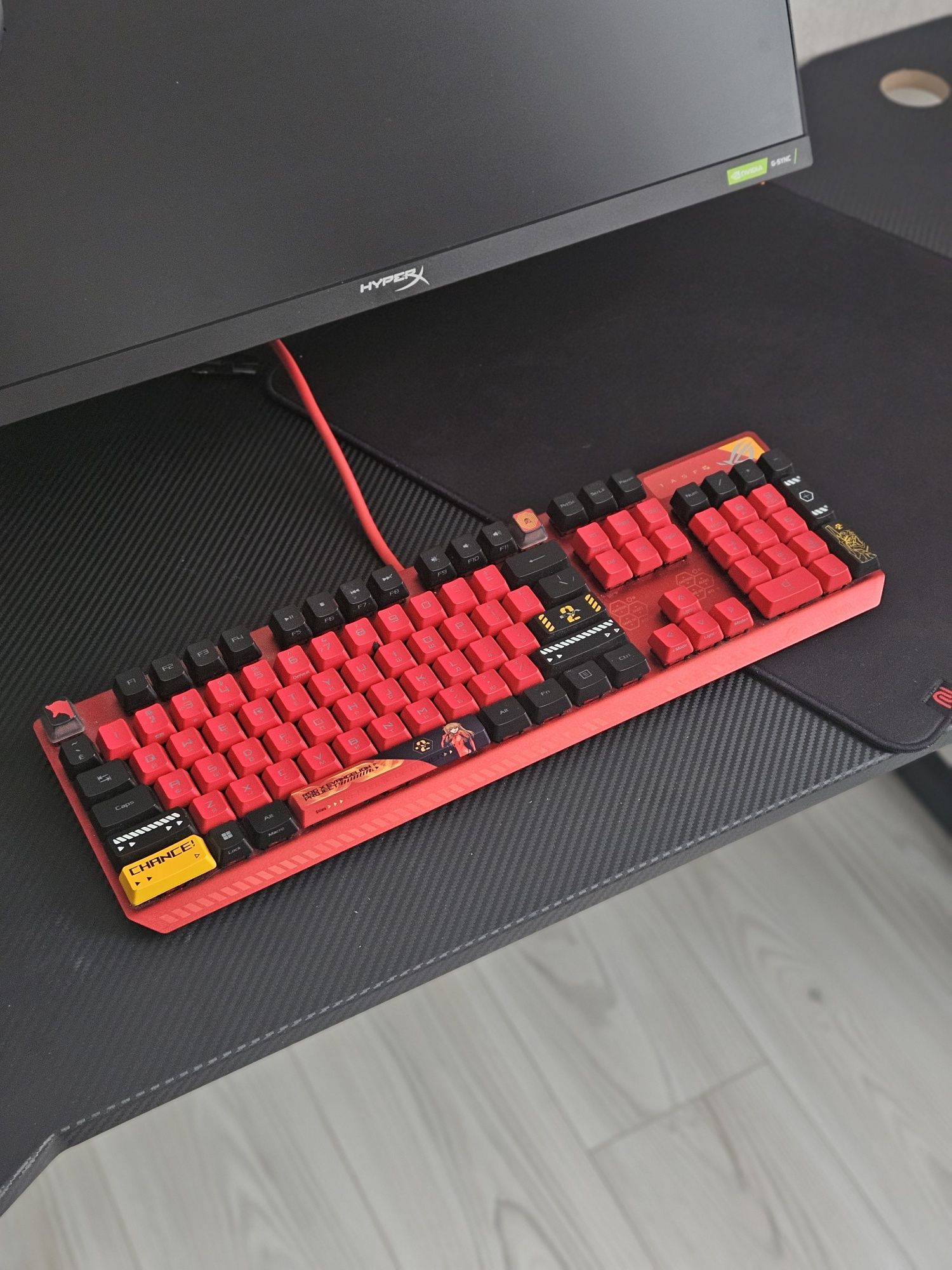 Игровая клавиатура Asus rog strix scope RX evangelion edition