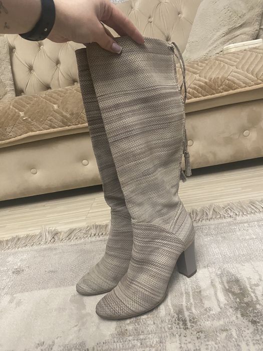 Сапоги из натуральной кожи