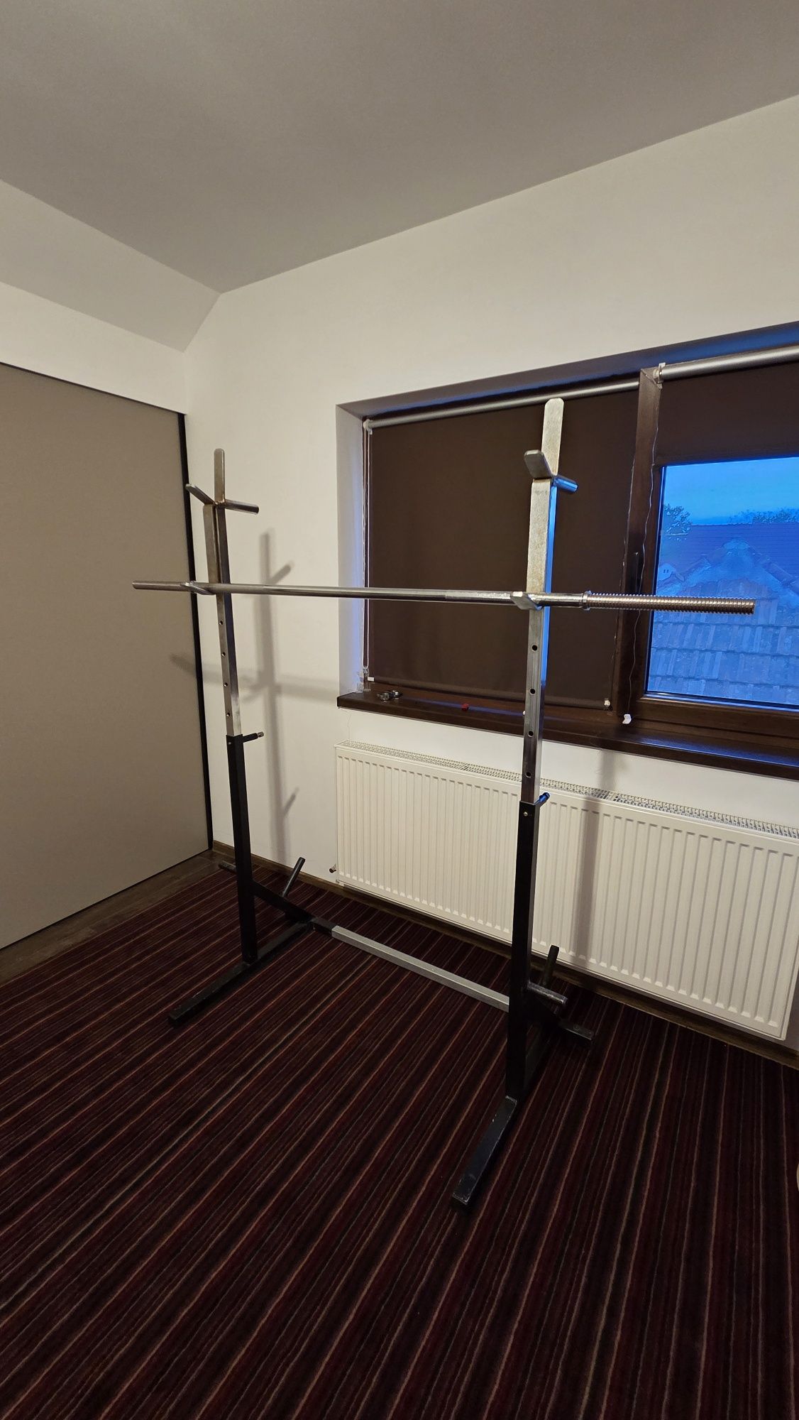 Suport piept si genuflexiuni + bara dreapta 180cm