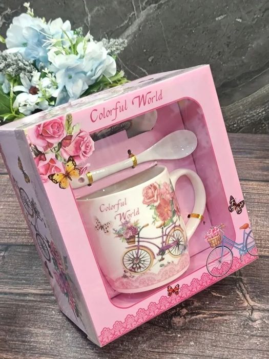 Подарочный набор кружка с ложкой