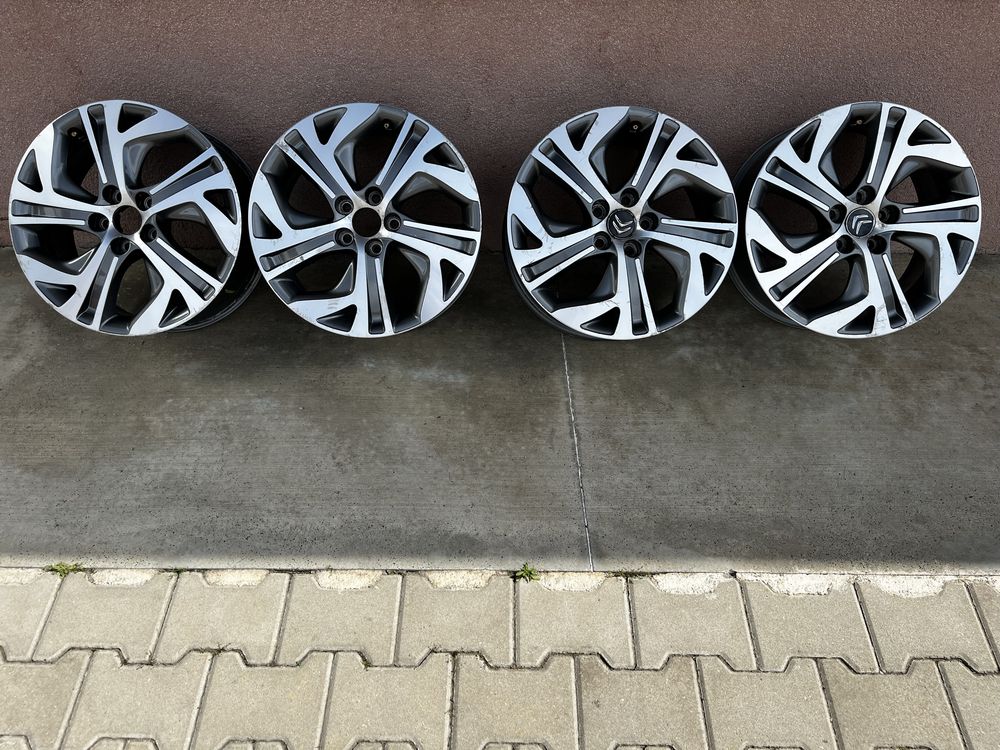 4бр лети джанти 17 цола/ 5х108/ет50/ц.отв.65/7J/ситроен/citroen/