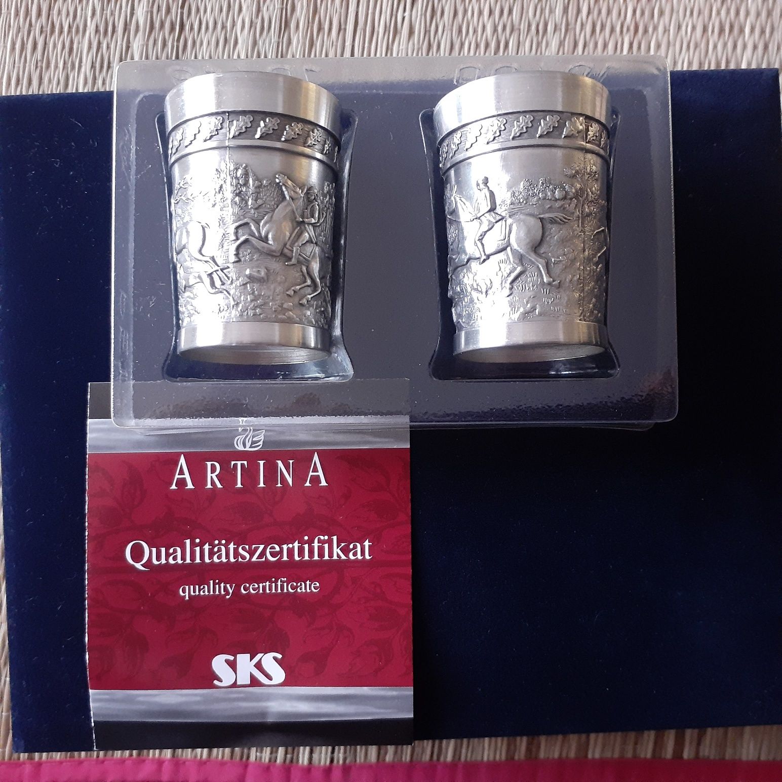 Бокалы Eagle Pewter сплав  97% олова и меди  в подарочных коробках!