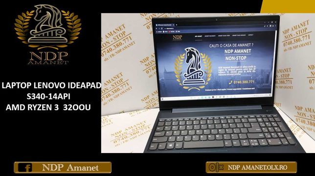 NDP Amanet Calea Vitan Lenovo IdeaPad S340-15AP