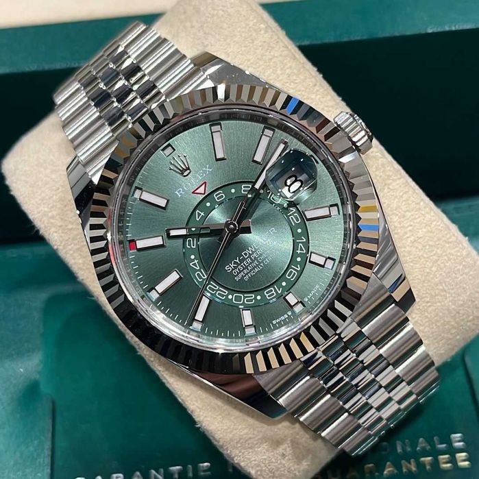 Rolex Sky-Dweller Jubilee green