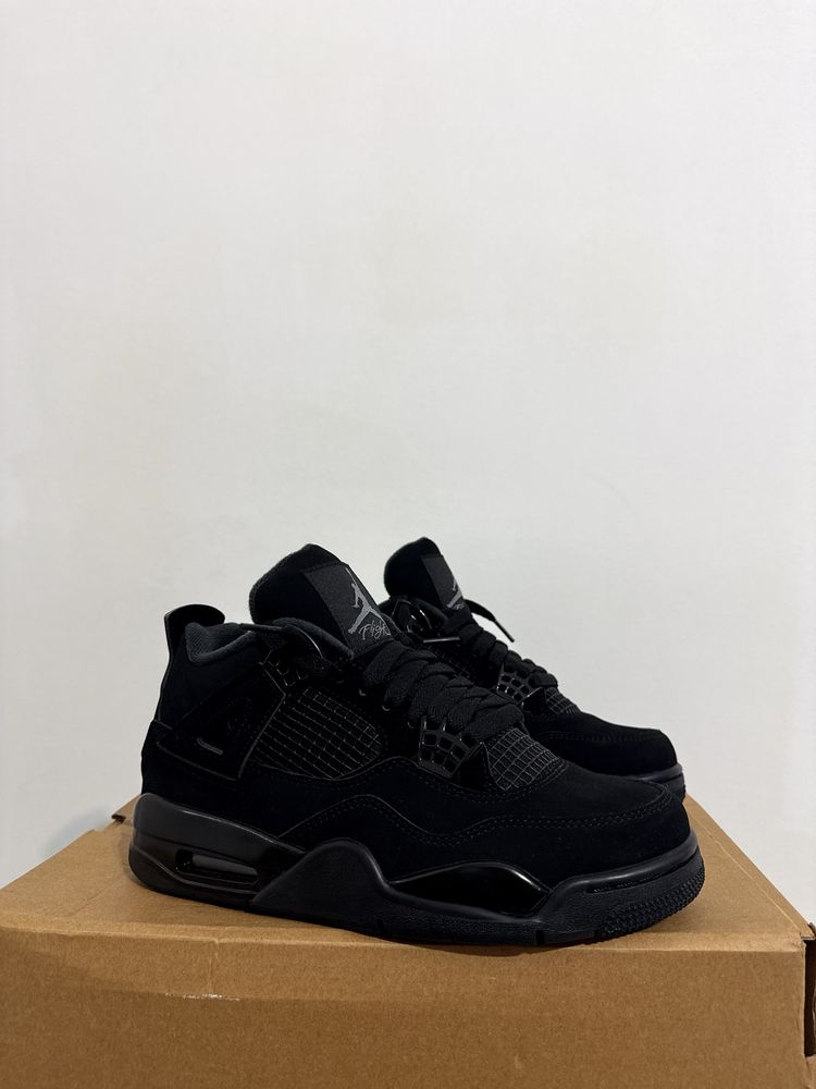 Adidasi Air Jordan 4 Black cat 41