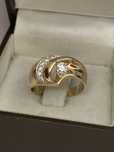 Inel aur cu diamante 0.30ct